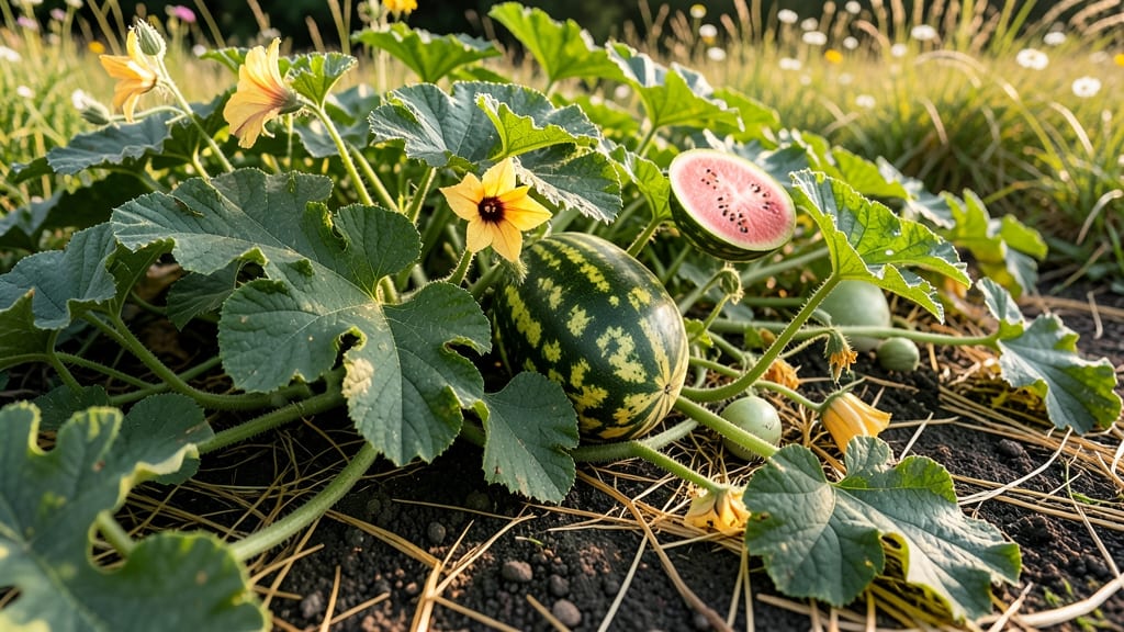 How Tall Do Watermelon Plants Grow: Vining Habits & Space-Saving Tips
