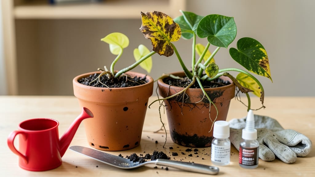 Should I Repot an Overwatered Plant: Signs It’s Needed and How to Do It Right