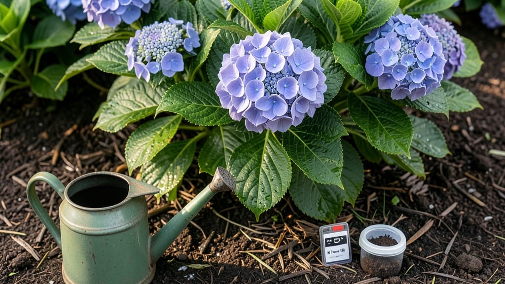 Water for Hydrangeas: Soil pH Secrets to Vibrant Blue or Pink Blooms