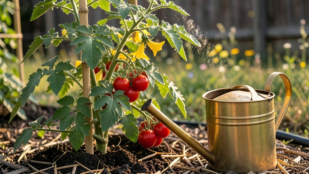 How to Water Tomato Plants: Morning Routine for Maximum Root Growth Without Waste