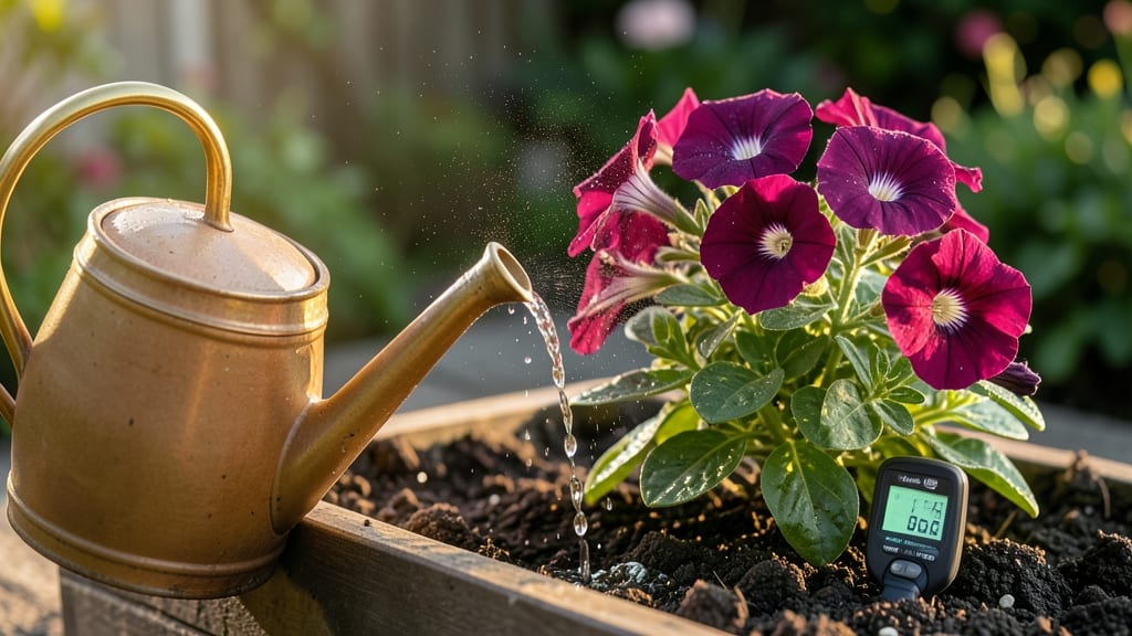 How to Water Petunias: Morning Drenching for Vibrant Blooms All Season