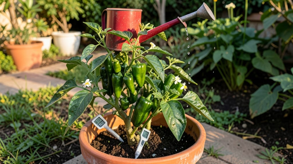 How Often to Water Jalapeno Plants in Pots: Drip-Dry Method for Consistent Heat Tolerance