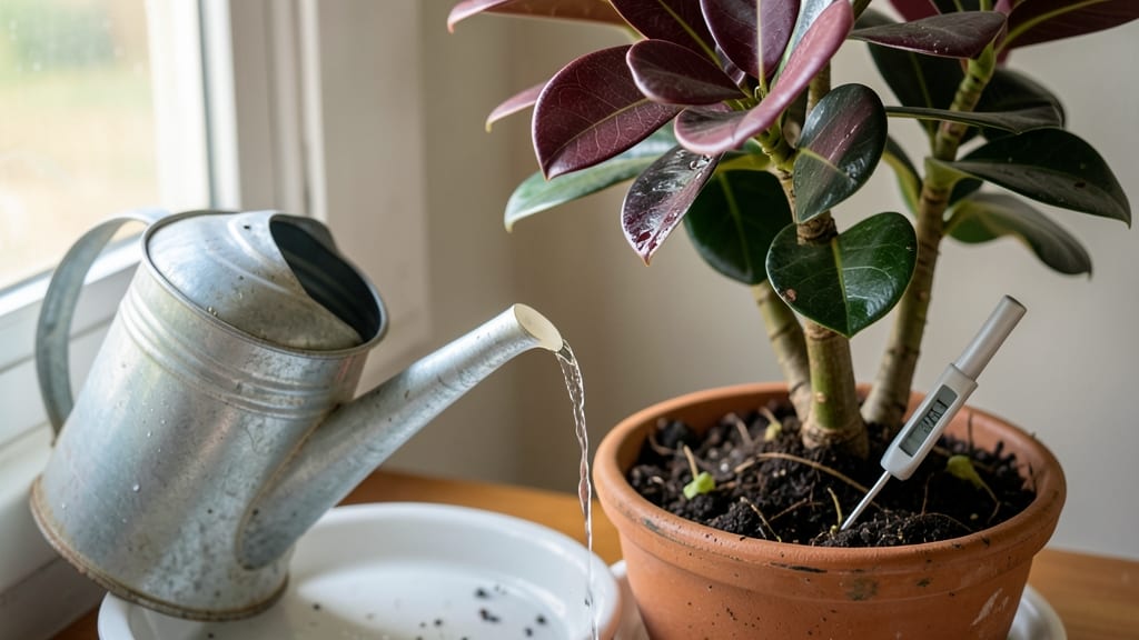How Much to Water a Rubber Plant: Exact Schedule for Lush Growth Without Root Rot
