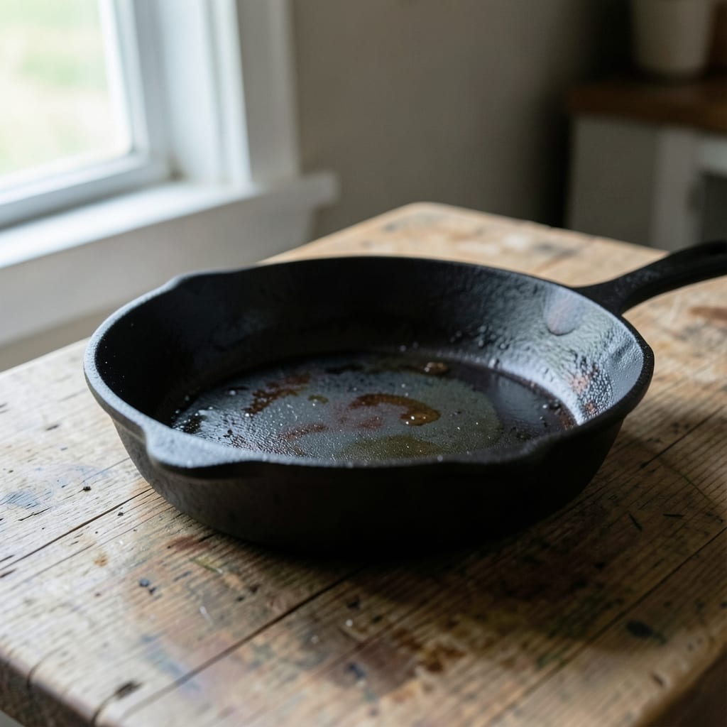 The cast iron skillet
