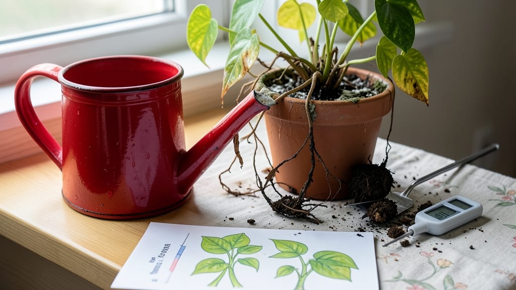 How to Know If a Plant Is Overwatered: 5 Visual Signs and Root Test