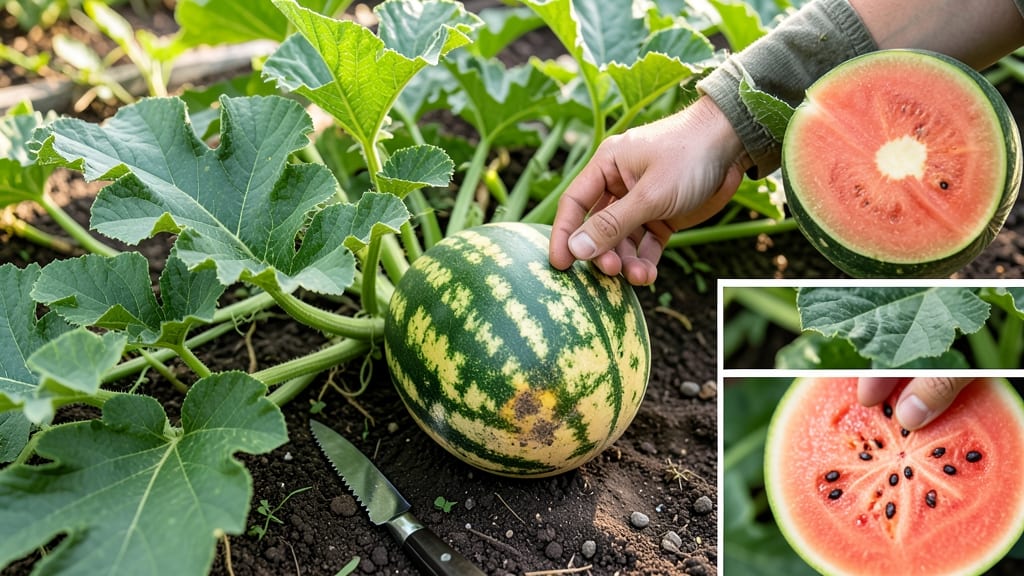 How to Tell When a Watermelon Is Ready: Thump Test, Curly Tendril Check & Field-Spot Inspection