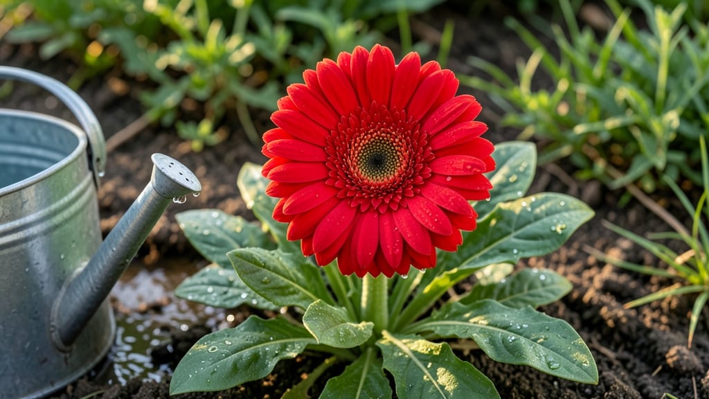 Gerbera Daisy Watering: Soil Dry Test for Vibrant Blooms Without Root Rot