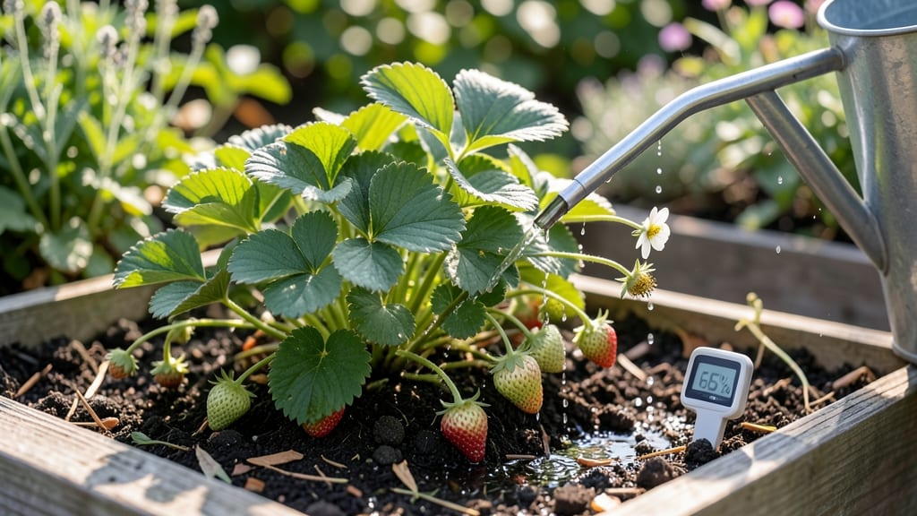 How Often to Water Strawberries: Soil Dry Test Tricks for Sweet Fruit