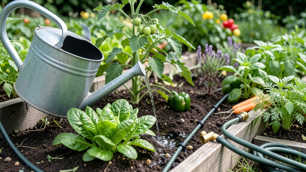 Watering Vegetable Plants: Soil Moisture Tricks for Root Health Without Waste