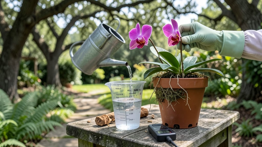 How Much Water Do I Need to Give Outdoor Orchids a Day: Exact Schedule for Thriving Without Root Rot