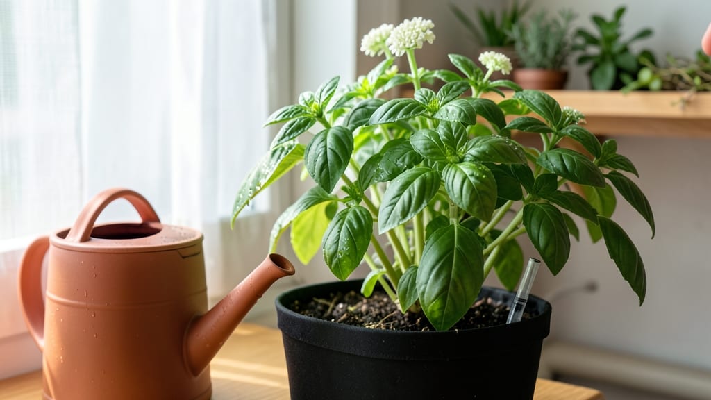 How Often to Water Basil Plants: Soil-Dry Test for Lush Growth Without Root Rot